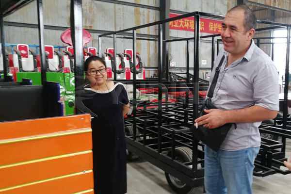 Russian Customer Who Wanted Outdoor Train Visited Dinis Factory