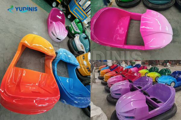 Two Seater Electric Bumper Car with Gradient Color