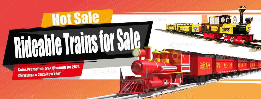 Attractive Sales Promotion on Hot-selling Miniature Railway Rideable Trains