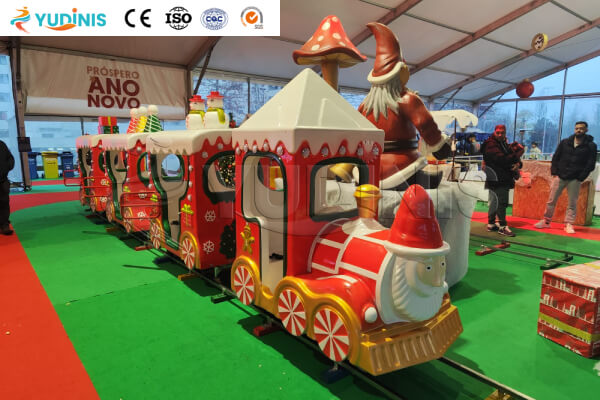 Custom Santa Kiddie Train Rides for Portugual Indoor Family Entertainment Center